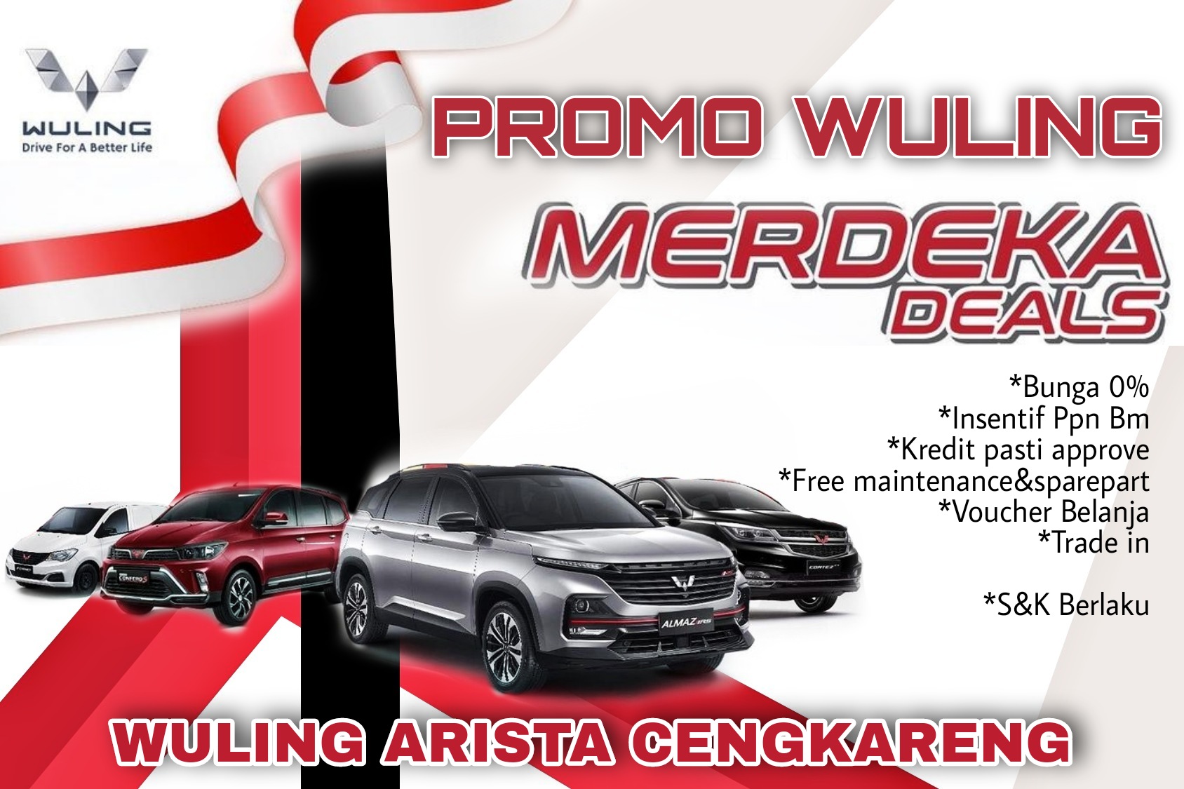 Promo Wuling Agustus 2021 "Merdeka Deals"